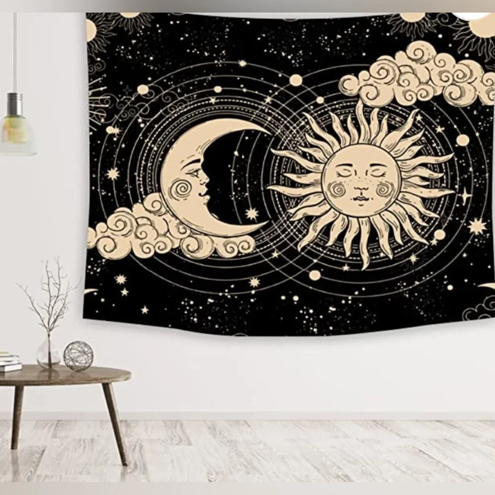 🌞Sun and Moon Wall Tapestry 🌙